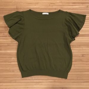**PRICE DROP** a.v.v. Green Knit Blouse